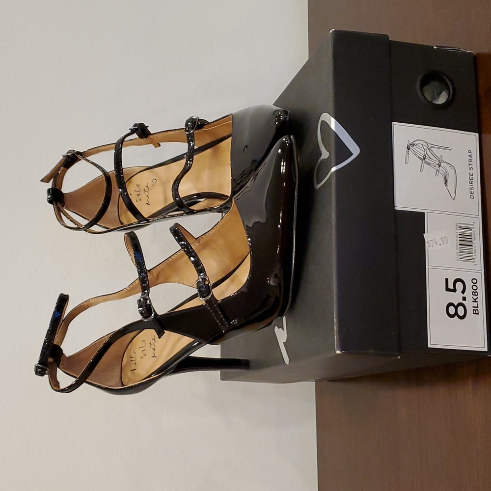 Banana Republic patent black stiletto high heels